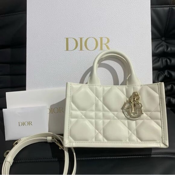 DIOR BookTote Tote Bag Tote Bag Shopping Bag Shoulder Crossbody Handbag - Picture 1 of 7